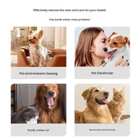 Parfum pour animaux de compagnie 50 ml, eau de toilette désodorisante, parfum de rose, parfums pour chats et chiens, parfum longue durée, éliminateur d'odeurs, spray pour animaux de compagnie