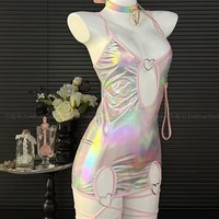 Nouvelle lingerie sexy et colorée pour poitrines petites, robe moulante aux hanches, chemise de nuit pour couples, idéale pour les jeux coquins.