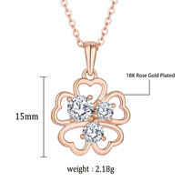 Ensemble de bijoux pour femmes brésiliennes à la mode, feuilles en forme de cœur, argent sterling 925, trèfle à quatre feuilles, boucles d'oreilles, collier