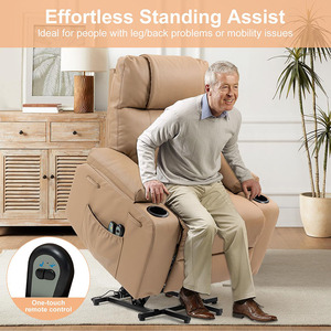 Poltrona Reclinabile Elettrica 2026 con Funzione di Sollevamento <span class=keywords><strong>per</strong></span> Anziani, Regolabile <span class=keywords><strong>per</strong></span> Persone Robuste, con Massaggio e Riscaldamento - Product Image 3