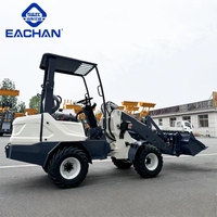 EACHAN Opération facile CE EPA Euro 5 Chargeur sur pneus frontal Chargeur entièrement hydraulique Fonctionnement agricole Chargeur électrique