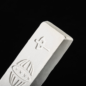 Brique de polissage rectangulaire blanche non abrasive pour le soin des lunettes, composé de polissage pour lentilles, outils d'entretien 5224 - Product Image 1