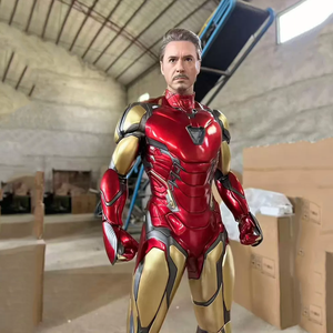 Statua in Resina di Fibra di Vetro da Collezione <span class=keywords><strong>Marvel</strong></span> Avengers, Iron Man Mark 85 a Grandezza Naturale 1/1 con Guanto dell'Infinito e Decorazione LED - Product Image 4
