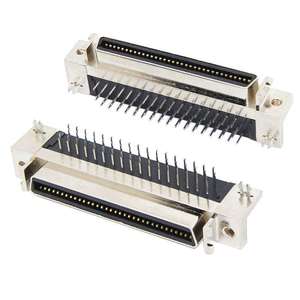 Connecteur MDR 68 broches à angle droit de haute qualité, prise femelle SCSI 68 broches pour PC électronique, type DIP, connecteur de prise SCSI 68 broches - Product Image 1