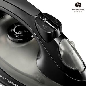 GUEST GUESS 1600W Hotel Ropa eléctrica Plancha de vapor Suela antiadherente con tanque de agua de 200ML Venta caliente para uso doméstico - Product Image 4