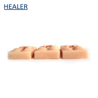 Simulateur de formation en science médicale en silicone Épisiotomie de la vulve indolore Incision périnéale Modèle de pratique de suture avec coussinet de suture
