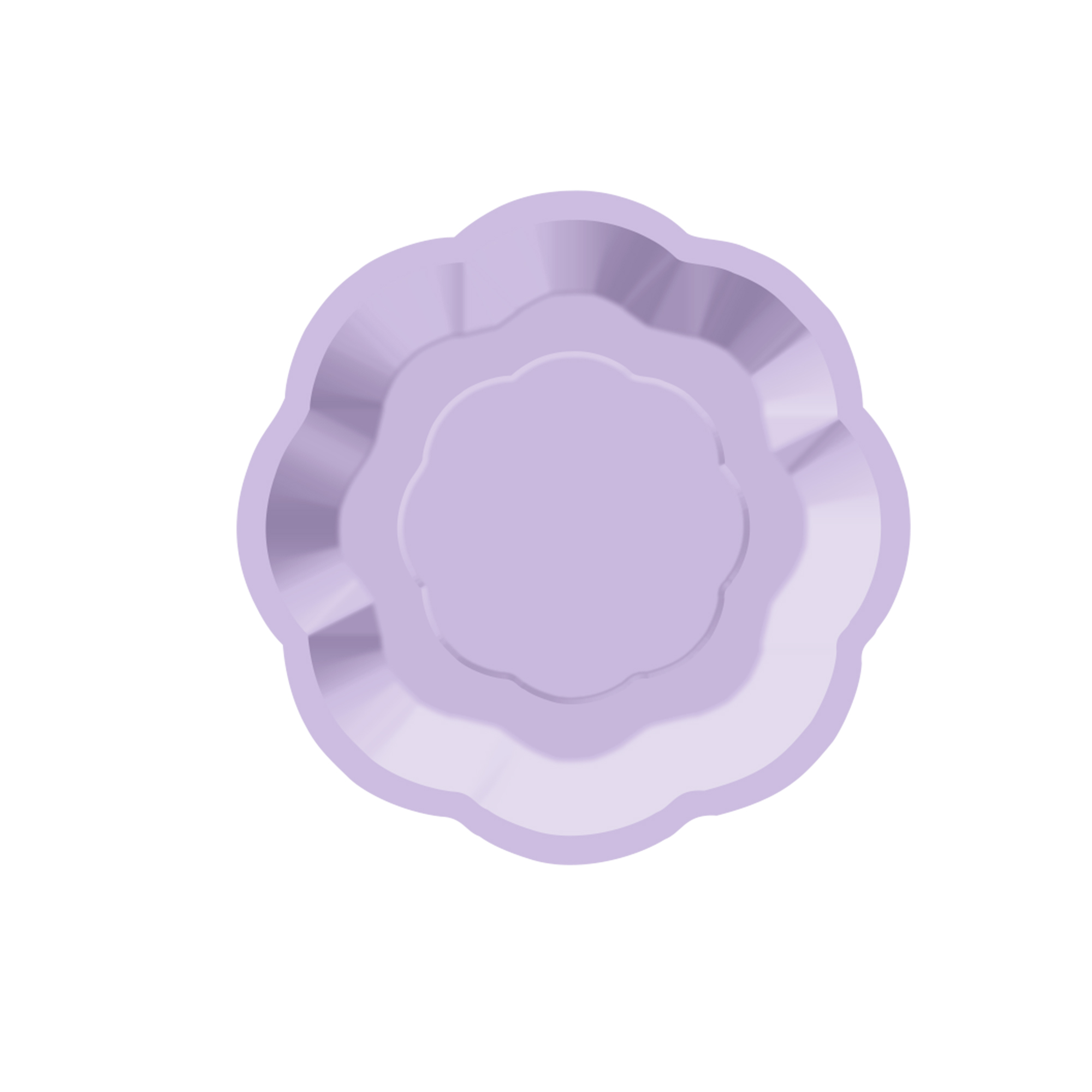 Plato de papel de 7 pulgadas * 8 piezas