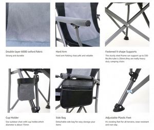 High Quality Portable Folding Beach Chair Perfect <b>Gift</b> <b>Set</b> for Picnic Fishing Camping - Product Image 5