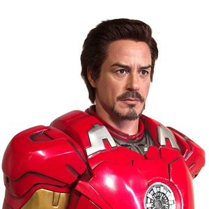 Super-herói Filme Personagens Simulação Homem De Ferro Estátuas em Tamanho Real em Resina Cera Figura Modelo - Product Image 3