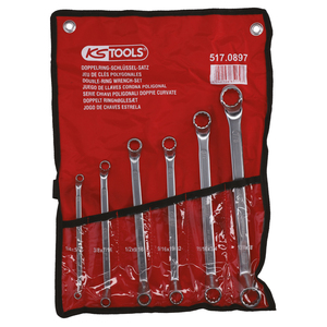 ชุดประแจวงแหวนชดเชยเหล็กปรับได้6ชิ้นขนาด17มม. 21มม. ขนาดนิ้วสำหรับการซ่อมทางอุตสาหกรรมรองรับการปรับแต่ง OEM - Product Image 1