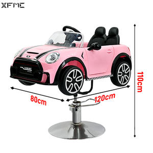 <span class=keywords><strong>Fauteuil</strong></span> de Barbier pour Enfants Rose Hydraulique, Siège Auto de Course Jouet, Rehausseur, Chaise Électrique de Salon de Beauté pour Filles en Gros - Product Image 2