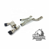 Knalpot Catback Valvetronic HT Performance untuk BMW S55 M2 Competition F87 M2C/M3 F80/M4 F82 3.0T dengan Remote Control Exhaust
