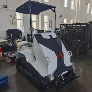Euro 5 EPA Kubota DIESEL Skid chỉ đạo mini theo dõi Skid chỉ đạo Bộ nạp 400kg với rừng mulcher Máy cắt cỏ - Product Image 4