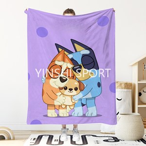 Custom simpatico cartone animato per bambini regalo in pile coperta personalizzata nome morbido e accogliente coperta per neonati - Product Image 4