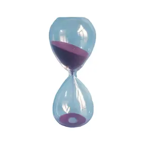 custom glass sand timer 5 minutes 3 minutes hourglass