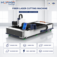Machine de découpe laser à fibre CNC HX-6015A 6000x1500mm 3000W pour la découpe de grandes tôles d'acier inoxydable avec une précision de 0,05 mm