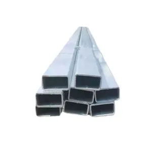 ASTM A53 B Grade 25 x 25 mm Galvanized Black Square Steel Pipe Tube API Pipe with TISI Certificate Punching Processed