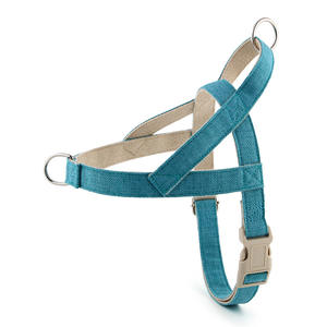 Arnés ajustable de lino para perros Arnés para perros Estilo Chaleco Arnés para mascotas de lujo de gran tamaño - Product Image 4