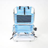 Chaises de plage en aluminium extérieures de haute qualité confortables Portable loisirs repose-pieds bas hôtels modernes parcs plage Camping en gros
