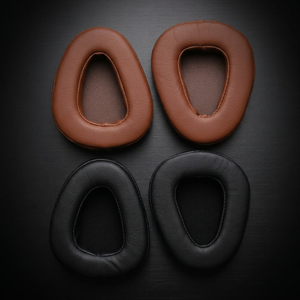 Coussinets d'oreille en cuir protéiné de qualité supérieure pour Skullcandy Aviator 2 2.0, ajustement précis, coussinets pour casque supra-auriculaire - Product Image 1