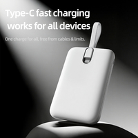 Chargeur de téléphone portable portable 10000 mAh avec logo personnalisé, batterie externe 10000 mAh, chargeur Powerbank, batterie externe filaire, vente en gros d'usine