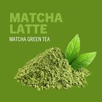 LIFEWORTH Mélange pour boisson matcha superfood latte aux champignons avec adaptogènes Grade cérémoniel