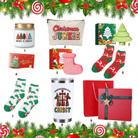 Lunaire Unique Chrétien Noël Coffret Cadeau Papier Rouge Logo Personnalisé Boîte Cadeau pour Femmes Église Vacances Joyeux Noël