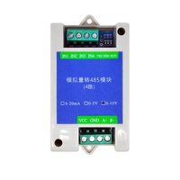 Módulo de Conversión y Adquisición de Señales Analógicas 4-20mA 5V 10V a Protocolo RS485 Modbus RTU, Módulos de Transformación Digital RS485 de 2, 4 y 8 Canales