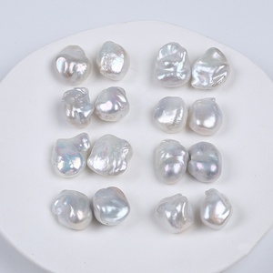 Perles baroques naturelles blanches, 6 pièces, 18-20mm, fausses perles, pour <span class=keywords><strong>culture</strong></span>, bijoux, style Baroque, vente en gros - Product Image 1