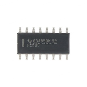 SN74HC595DR Silk Screen HC595 SOIC-16 Registro de salida de tres estados, registro de desplazamiento de 8 bits - Product Image 1