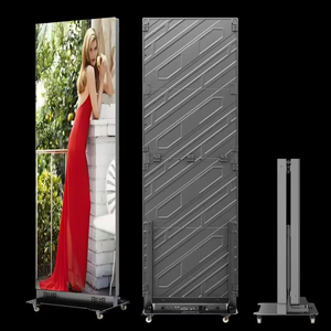 หน้าจอโปสเตอร์ LED แบบพับได้ขนาด 640×1920 มม. รองรับการควบคุมผ่านพีซี สมาร์ทโฟน และไดรฟ์ USB สำหรับการแสดงผลเชิงพาณิชย์ภายในอาคาร - Product Image 1
