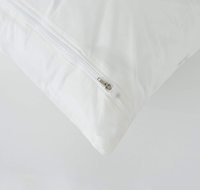 100% housses d'oreiller à glissière en vinyle robuste protecteurs en PVC pour la maison hôtel hôpital motif solide Technique de couture