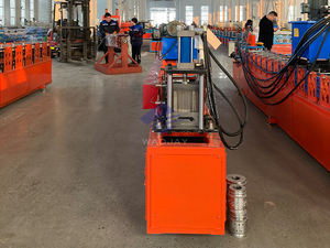 Machine à former des cadres de porte multi-tailles, machine à fabriquer des portes et fenêtres, largeur réglable, moteur PLC, moteur principal 380V 28KW, volet de porte - Product Image 6