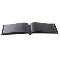 Album de collection de devises en cuir durable de 20 pages, relié par couture, avec pages en PVC pour la conservation de timbres et de monnaies, taille et couleur personnalisables