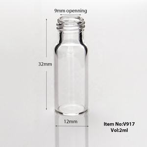 PTFE silikon <span class=keywords><strong>Septa</strong></span> vidalı kapak 9mm HPLC Lab flakon OEM özelleştirilebilir ile 2ml örnek flakon - Product Image 4