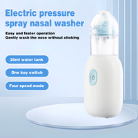 Aspirateur nasal et irrigateur électrique 2-en-1 pour bébé, ultra-silencieux (<30 dB), système de lavage des sinus pour soulager la congestion des tout-petits