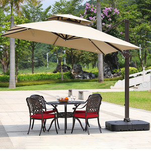 Sombrilla de <span class=keywords><strong>Patio</strong></span> de 6 pies (1.8 m), Ecológica, de 3 m, con Protección UV, para Restaurante, <span class=keywords><strong>Patio</strong></span>, Jardín, Playa, Tipo Banana, 3x4 - Product Image 4