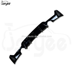 Lèvre de diffuseur de pare-chocs arrière double face en fibre de carbone ABS style MP pour <span class=keywords><strong>BMW</strong></span> Série 4 F32 2013-2019 Accessoire de réglage - Product Image 2