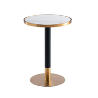 Ensemble table et chaises de réception de salon moderne Table basse ronde en marbre pour bureau de réception de visiteurs pour salle d'attente