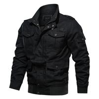 Veste d'hiver thermique épaisse pour homme OEM avec plusieurs poches, fermeture éclair sur le devant, doublure en polaire, veste cargo