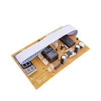 Carte de contrôle de minuterie à monnayeur LED 4 chiffres 12V en plastique pour systèmes à monnayeur de machines à laver, garantie 1 an