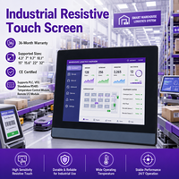 Monitor HMI PLC USB Mochuan MC-H070S de 7'' con Pantalla Táctil LCD para Control de Automatización Industrial Modbus, Resistente a LED, en Oferta