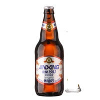 Bière artisanale originale Kingstar en bouteilles de 1L, boissons alcoolisées, vente en gros d'usine pour les détaillants et distributeurs de spiritueux, herbes et épices