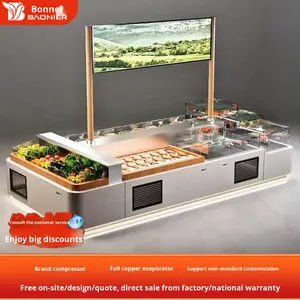 <span class=keywords><strong>ตู้</strong></span>โชว์แบบเปิดสำหรับโรงแรม พร้อมชั้นวางผักแบบพ่นน้ำแข็ง ชั้นวางจาน <span class=keywords><strong>ตู้</strong></span>โชว์อาหารทะเล <span class=keywords><strong>ตู้</strong></span><span class=keywords><strong>ปลา</strong></span> พร้อมบริการสั่งซื้อแบบขั้นตอนต่อขั้นตอน - Product Image 3