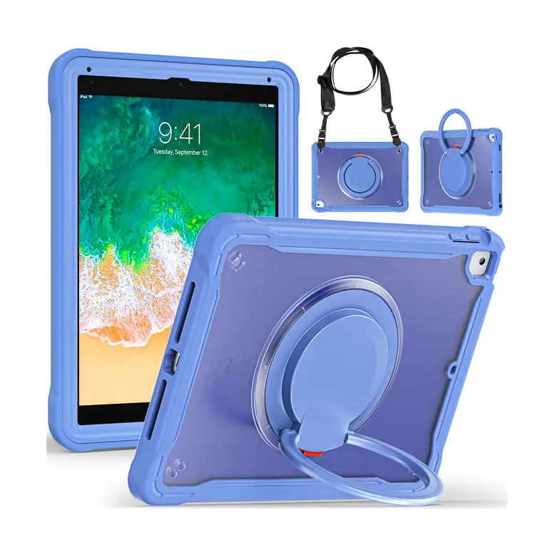Wholesales For Ipad 9.7 Silicone Case Full Protection Tablets Back Cover With Holder For Ipad Pro