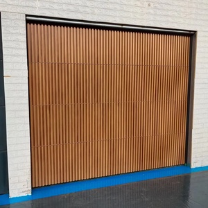 <span class=keywords><strong>Porte</strong></span> de <span class=keywords><strong>garage</strong></span> moderne isolée en aluminium noir électrique automatique intelligente pour villa de luxe - Product Image 4