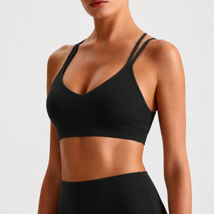 White Seamless Sports Bra High Support Removable Pads Breathable Workout Yoga <b>Top</b> Women's Activewear - Product Image 5