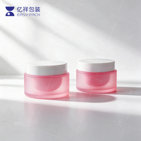 Pot cosmétique en plastique double couche de haute qualité pour crème visage, avec couvercle à vis, 30g 50g, logo personnalisé, vente en gros