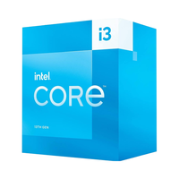 Core I3 13100 Paket Massal CPU Bekas Prosesor Desktop 4 P-Core 0 E-Core 12MB Cache 4.5 GHz LGA 1366 64-bit Mendukung Virtualisasi