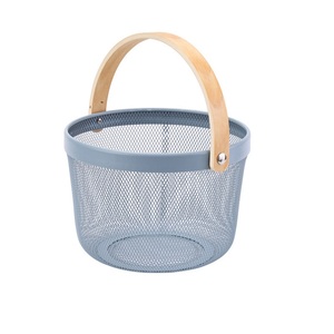Cesta de Frutas Portátil de Hierro Forjado, Clásica, para Almacenamiento de Aperitivos al Aire Libre, para Cocina, Verduras - Product Image 3